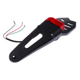 Max Fender LED Tail Brake Stop Light For Kawasaki KLR250 KLR650 KLX250 KX125 Red Lens