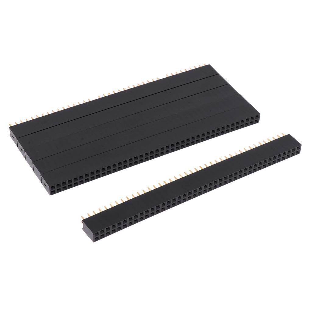 Maxbell Great Performance 20x 2.54mm Pitch Dual Row Female Pin Header for Arduino