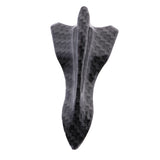 Max 10 Pieces Car Roof Air Vortex Generator Shark Fin Decorative Carbon Pattern