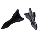 Max 10 Pieces Car Roof Air Vortex Generator Shark Fin Decorative Carbon Pattern