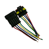 Max 5 Pin HID Sealed Waterproof Quick Splice Electrical Wire Connector Plug