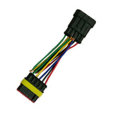Max 5 Pin HID Sealed Waterproof Quick Splice Electrical Wire Connector Plug