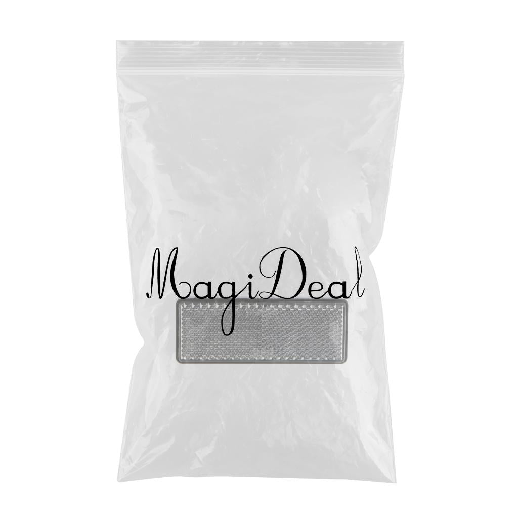 Max Car Cycle Reflector Light Reflective Strips Stick On Self Adhesive White