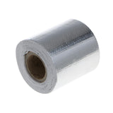 Max Car Exhaust Manifold Pipe Reflective Heat Protection Wrap Tape Roll Silver