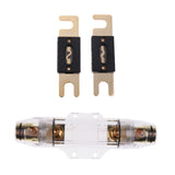 Max ANL Fuse Holder Distribution Inline Gold Plated Free with 100A 200A Fuses