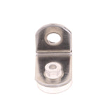 Max Maxb 20 Pieces Small Silver Tone Metal 90 Degrees Angle Bracket with Suction Cup