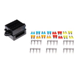 Max Universal 12 Loop Road Medium Relay Fuse Box Holder Socket with Terminals