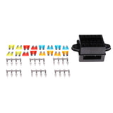 Max Universal 12 Loop Road Medium Relay Fuse Box Holder Socket with Terminals