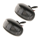 Max 2 Pieces Car Truck Trailer Boat Side Marker Indicators 2LED Lights White