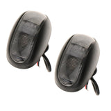 Max 2 Pieces Car Truck Trailer Boat Side Marker Indicators 2LED Lights White