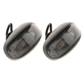 Max 2 Pieces Car Truck Trailer Boat Side Marker Indicators 2LED Lights White