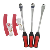 Max 1 Set Motorcycle Bike Tire Spoon Repair Lever Set Install Tool Red