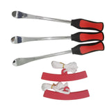 Max 1 Set Motorcycle Bike Tire Spoon Repair Lever Set Install Tool Red