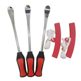 Max 1 Set Motorcycle Bike Tire Spoon Repair Lever Set Install Tool Red