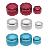 Max Maxb 3 Pieces A/C Control Radio Volume Knob Ring Trim for BMW 1 2 3 Series Red