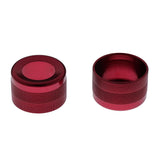 Max Maxb 3 Pieces A/C Control Radio Volume Knob Ring Trim for BMW 1 2 3 Series Red