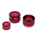 Max Maxb 3 Pieces A/C Control Radio Volume Knob Ring Trim for BMW 1 2 3 Series Red