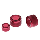 Max Maxb 3 Pieces A/C Control Radio Volume Knob Ring Trim for BMW 1 2 3 Series Red