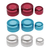 Max Maxb 3 Pieces A/C Control Radio Volume Knob Ring Trim for BMW 1 2 3 Series Red