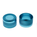 Max Maxb 3 Pieces A/C Control Radio Volume Knob Ring Trim for BMW 1 2 3 Series Blue