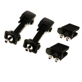 Max Maxb 1 Pair Hood Latch Buckle with Mount Bracket for Jeep Wrangler JK 2008-2017