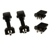 Max Maxb 1 Pair Hood Latch Buckle with Mount Bracket for Jeep Wrangler JK 2008-2017