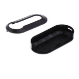 Max Maxb Replacement Car Remote Folding Key Shell Case Fob Protector for Fiat Black