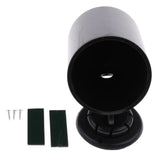 Max Maxb 52mm 2" & 1/16" Black Gauge Cup Holder Pod Dash Mount Hole In Back