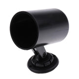Max Maxb 52mm 2" & 1/16" Black Gauge Cup Holder Pod Dash Mount Hole In Back