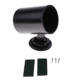 Max Maxb 52mm 2" & 1/16" Black Gauge Cup Holder Pod Dash Mount Hole In Back