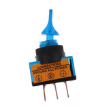 Max Maxb 5 Pieces LED On/Off SPST Toggle Switch with Cover Car Boat 12V 20A  Blue