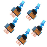 Max Maxb 5 Pieces LED On/Off SPST Toggle Switch with Cover Car Boat 12V 20A  Blue