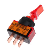 Max Maxb 5 Pieces LED On/Off SPST Toggle Switch with Cover Car Boat 12V 20A  Red