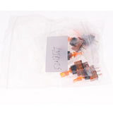 Max Maxb 5 Pieces LED On/Off SPST Toggle Switch with Cover Car Boat 12V 20A  Orange