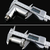 Max Maxb O2 Oxygen Sensor Bung Extension M18 X 1.5 Angled 90 Degree Extender Spacer