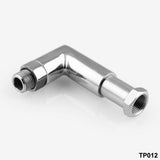 Max Maxb O2 Oxygen Sensor Bung Extension M18 X 1.5 Angled 90 Degree Extender Spacer