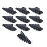 Max Maxb 10 Pieces Car Roof Decoration Air Vortex Generator Shark Fins Carbon Pattern