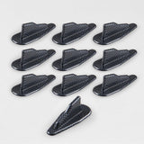 Max Maxb 10 Pieces Car Roof Decoration Air Vortex Generator Shark Fins Carbon Pattern