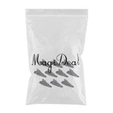 Max Maxb 10 Pieces Car Roof Decoration Air Vortex Generator Shark Fins Carbon Pattern