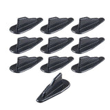 Max Maxb 10 Pieces Car Roof Decoration Air Vortex Generator Shark Fins Carbon Pattern