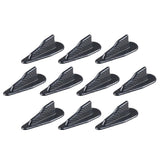 Max Maxb 10 Pieces Car Roof Decoration Air Vortex Generator Shark Fins Carbon Pattern