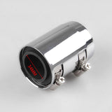 Maxbell 610mm 24" Polished Aluminum Flex Radiator Hose Kit w/ End Caps Upper & Lower