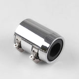 Maxbell 610mm 24" Polished Aluminum Flex Radiator Hose Kit w/ End Caps Upper & Lower