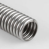 Maxbell 610mm 24" Polished Aluminum Flex Radiator Hose Kit w/ End Caps Upper & Lower