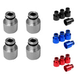 Max Maxb 4x Fuel Injector Adapters for Acura RDX Injectors B16 B18 D16Z D16Y Sliver