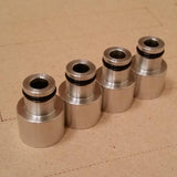 Max Maxb 4x Fuel Injector Adapters for Acura RDX Injectors B16 B18 D16Z D16Y Sliver
