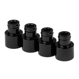 Max Maxb 4x Fuel Injector Adapters for Acura RDX Injectors B16 B18 D16Z D16Y Black