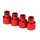 Max Maxb 4x Fuel Injector Adapters for Acura RDX Injectors B16 B18 D16Z D16Y Red
