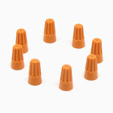 Max Maxb 100 Pieces Electrical Wire Connector Twist-On Easy Screw On Type Caps Orange
