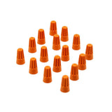 Max Maxb 100 Pieces Electrical Wire Connector Twist-On Easy Screw On Type Caps Orange